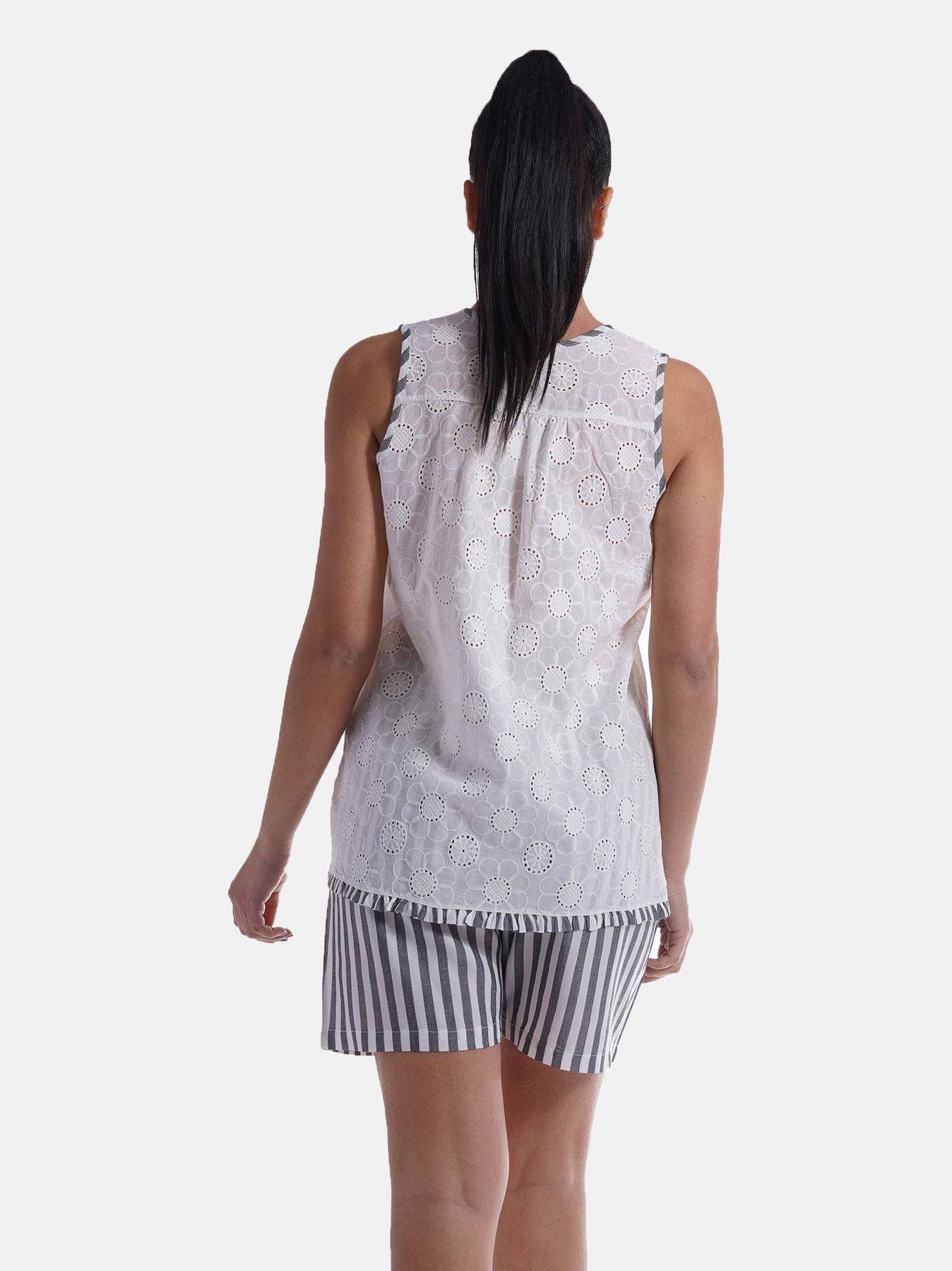 Pigiama corto Donna E2328 Fida - evabiancheria